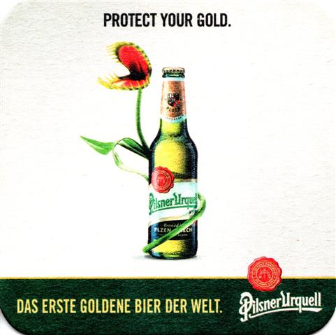 plzen pl-cz urquell das erste 1a (quad185-flasche mit blume) 